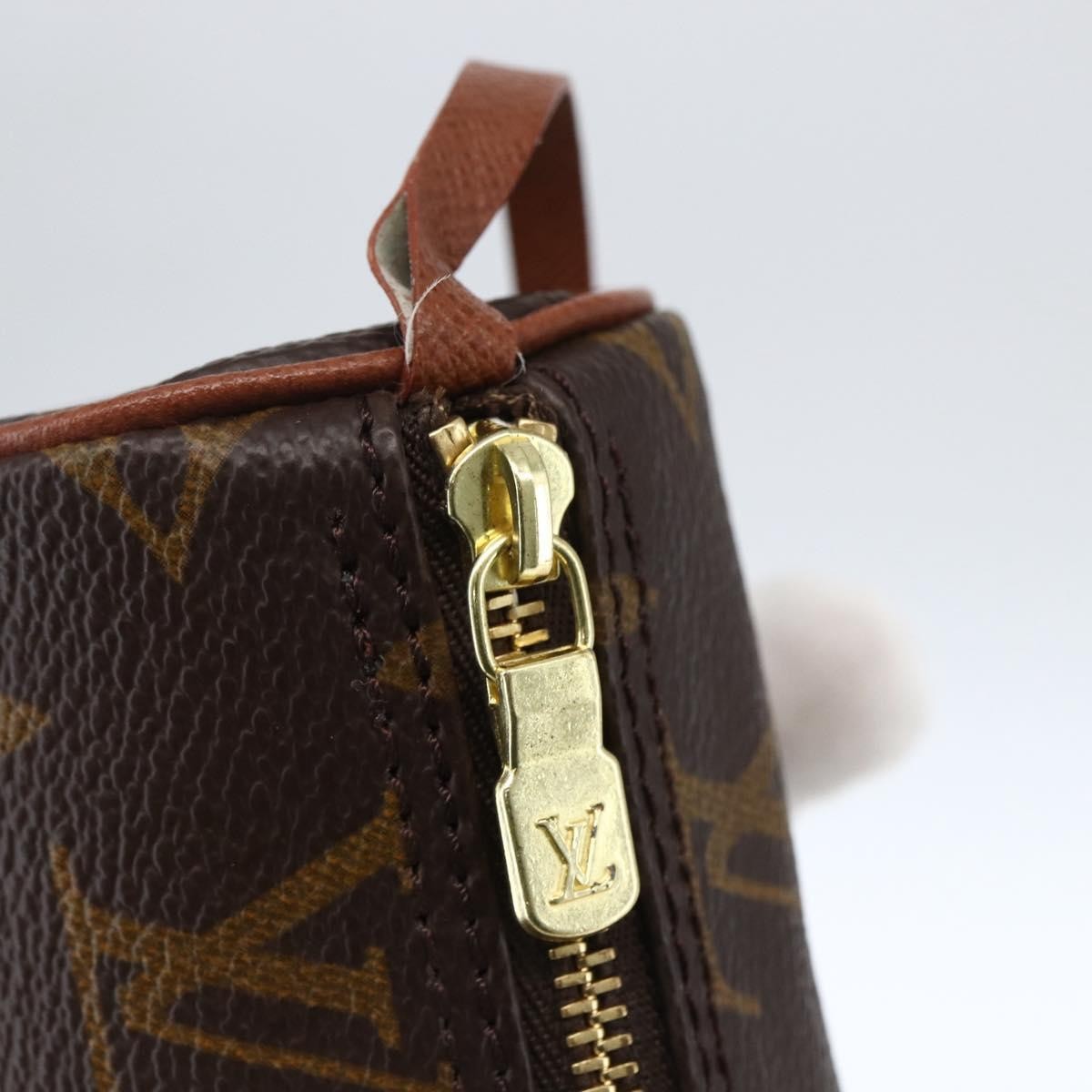 Louis Vuitton Papillon Pochette Monogram Canvas Brown Canvas Clutche & Pouche Bag