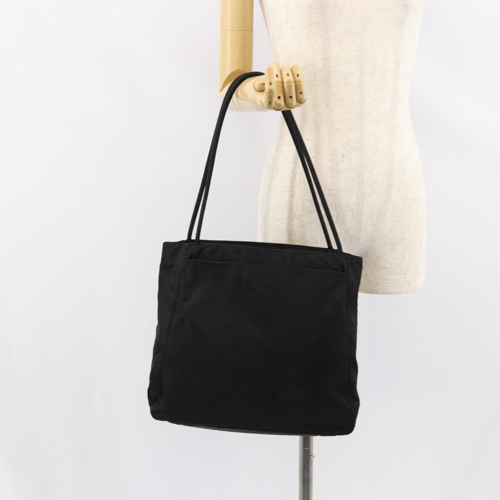 Prada Vintage Tote Tessuto Black Nylon Tote Bag Bag