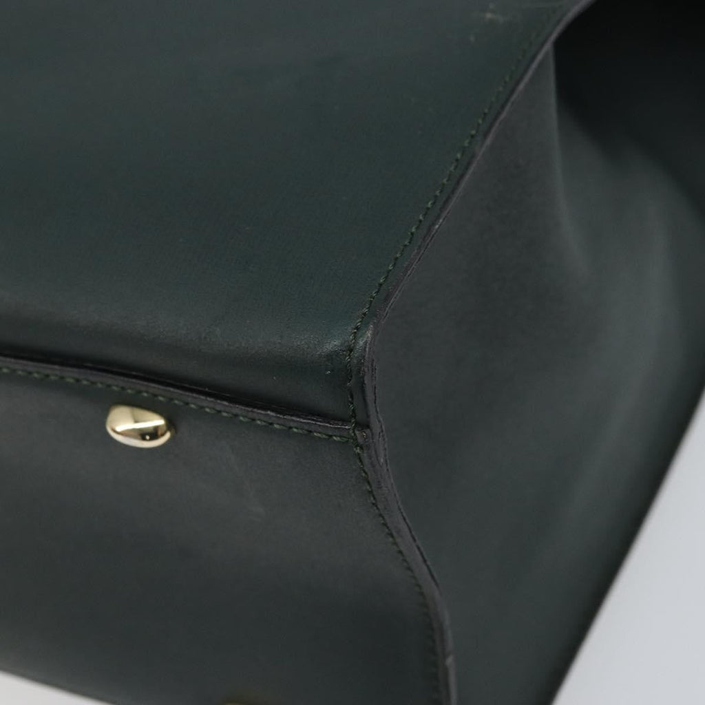 Celine Tote Bag Leather Green Leather Tote Bag Bag