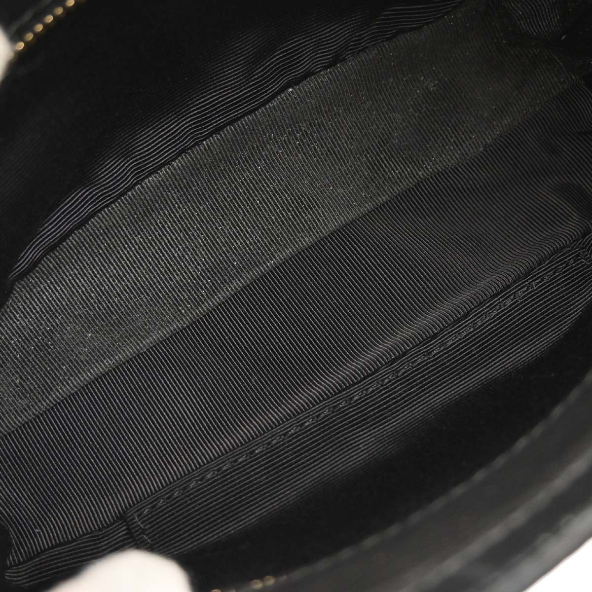 Celine Boogie Satchel Satin Black Satin Handbag