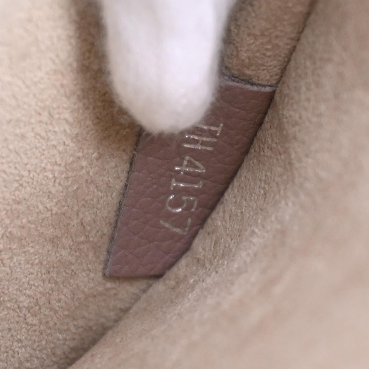 Louis Vuitton Pochette Jour Leather Gray Leather Clutche & Pouche Bag