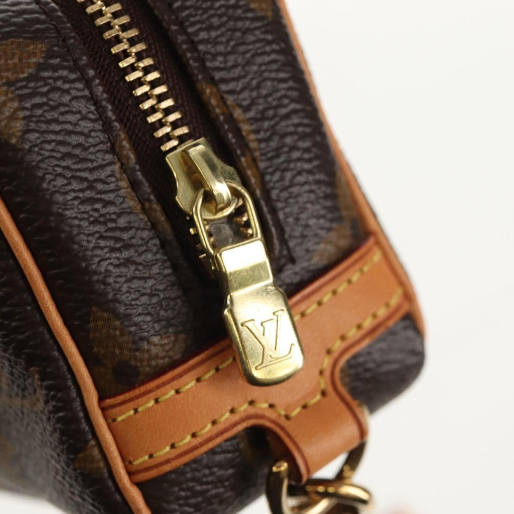 Louis Vuitton Wapity Trousse Pouch Monogram Canvas Brown Canvas Clutche & Pouche Bag