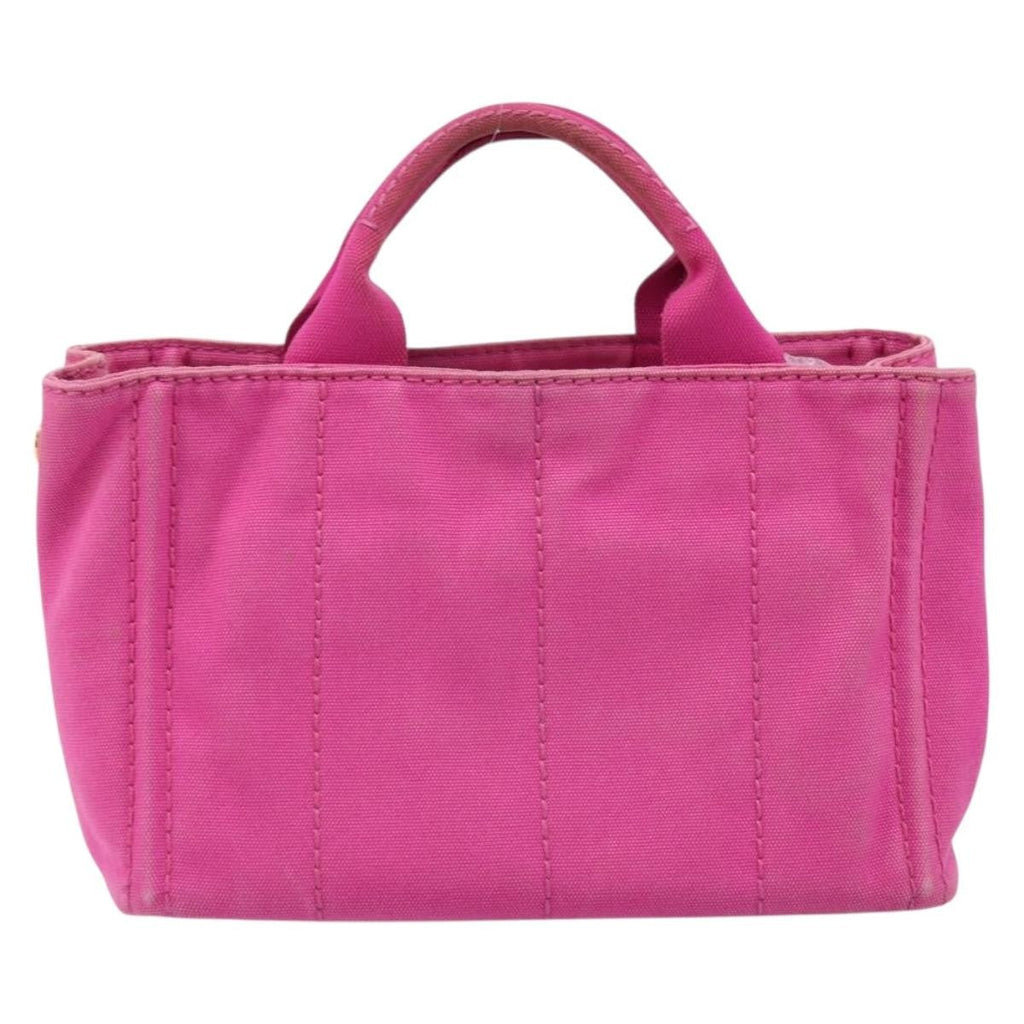 Prada Canapa Tote Canvas Pink Canvas Tote Bag Bag