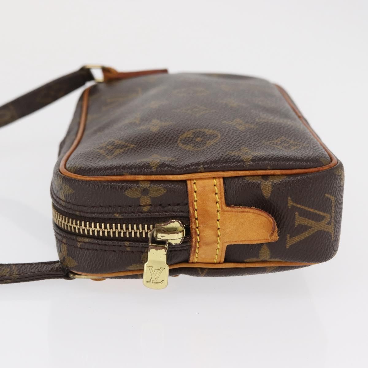 Louis Vuitton Pochette Marly Bandouliere Bag Monogram Canvas Brown Canvas Shoulder Bag