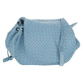Bottega Veneta Intrecciato Shoulder Bag Leather Blue Leather Shoulder Bag Bag