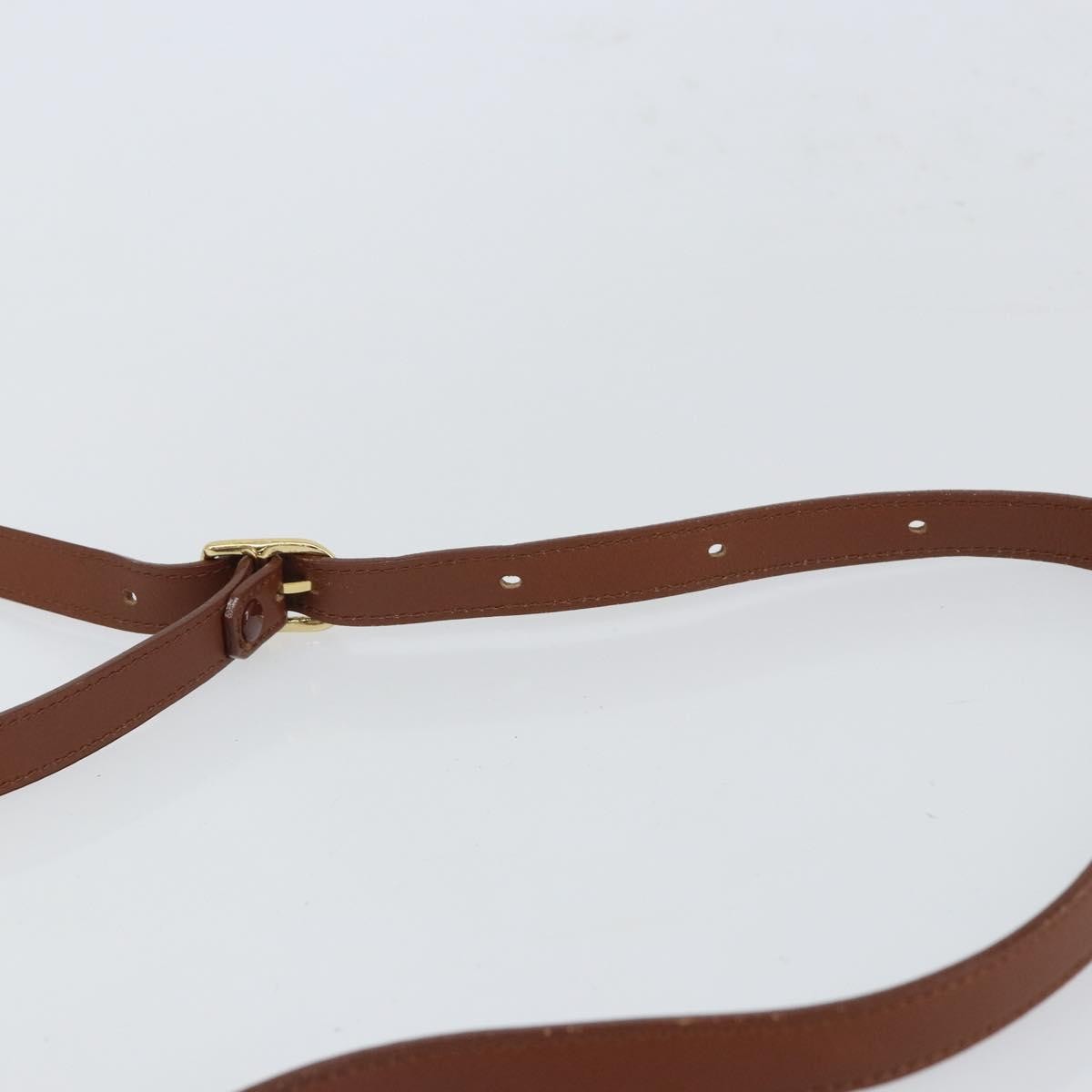 Burberry Vintage Shoulder Bag Leather Brown Leather Shoulder Bag