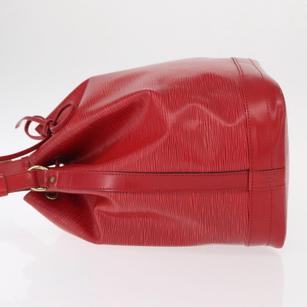 Louis Vuitton Petit Noe Nm Handbag Epi Leather Red Leather Shoulder Bag