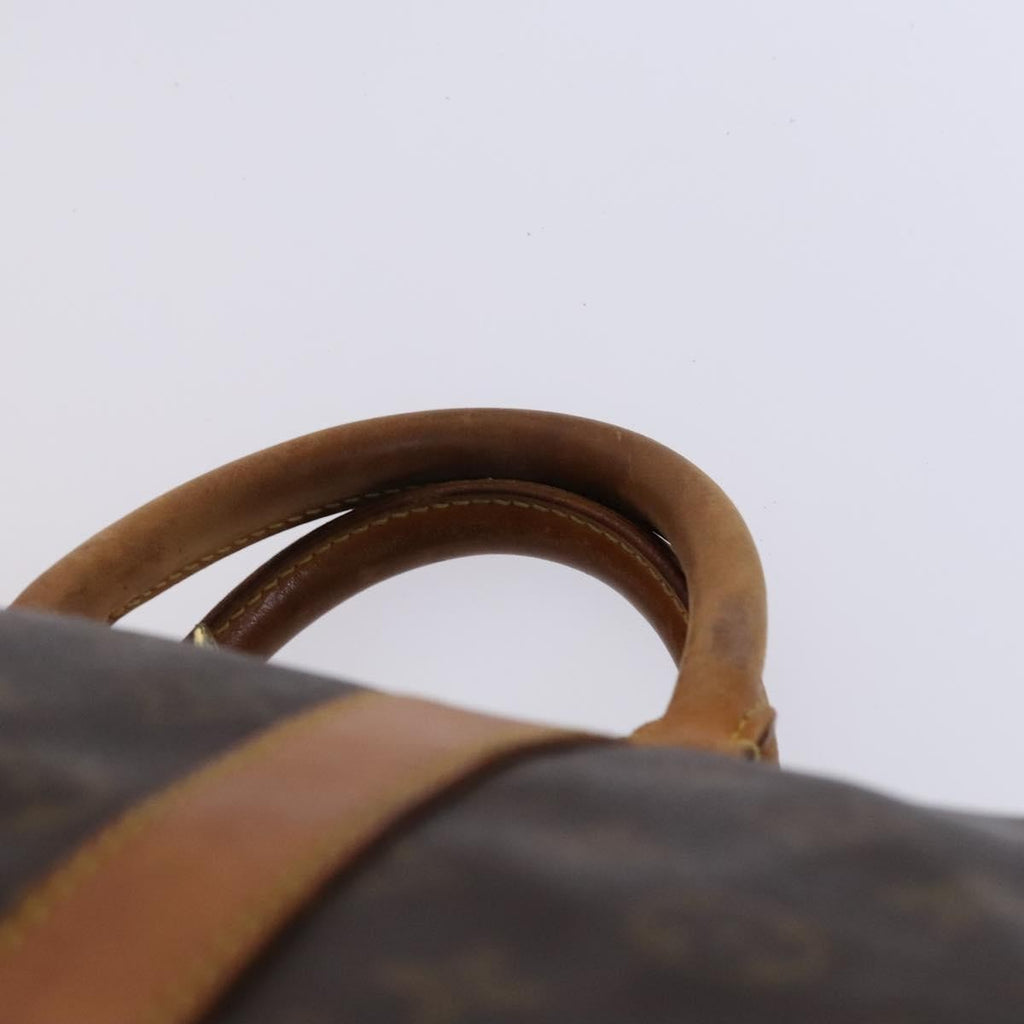 Louis Vuitton Keepall Bag Monogram Canvas Brown Canvas Travel Bag