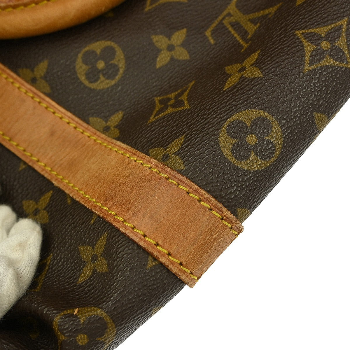 Louis Vuitton Keepall Bag Monogram Canvas Brown Canvas Travel Bag