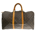 Louis Vuitton Keepall Bag Monogram Canvas Brown Canvas Travel Bag