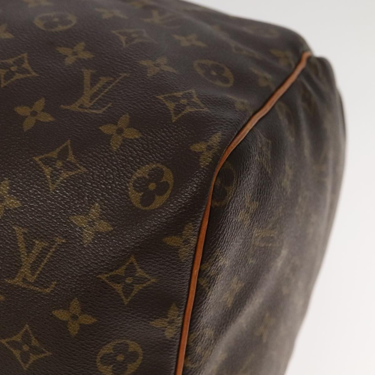 Louis Vuitton Keepall Bag Monogram Canvas Brown Canvas Travel Bag