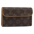 Louis Vuitton Florentine Waist Bag Monogram Canvas Brown Canvas Clutche & Pouche Bag