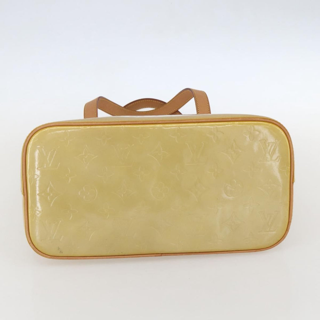 Louis Vuitton Houston Handbag Monogram Vernis Beige Patent_Leather Handbag