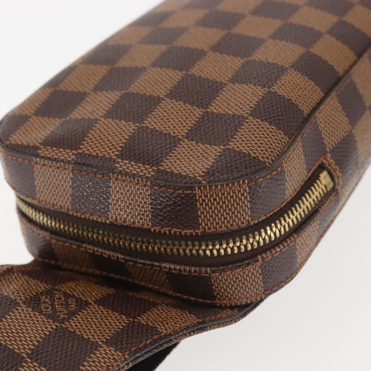 Louis Vuitton Geronimos Waist Bag Damier Brown Canvas Shoulder Bag