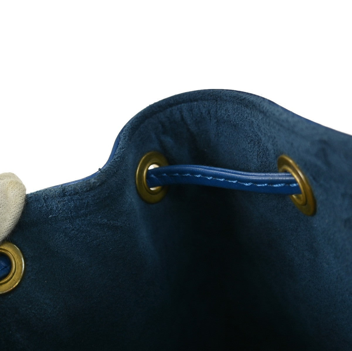 Louis Vuitton Noe Handbag Epi Leather Blue Leather Shoulder Bag