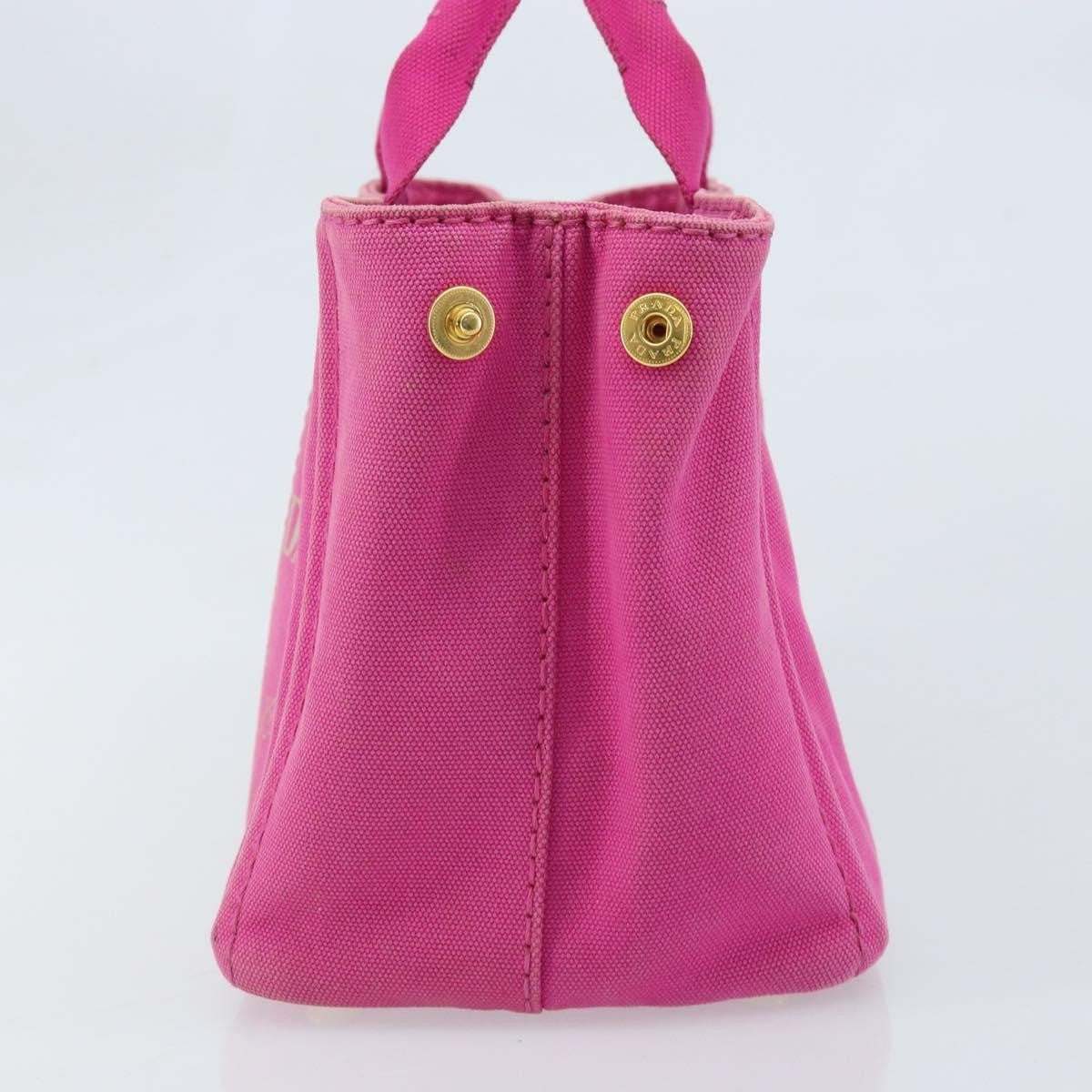 Prada Canapa Tote Canvas Pink Canvas Tote Bag Bag
