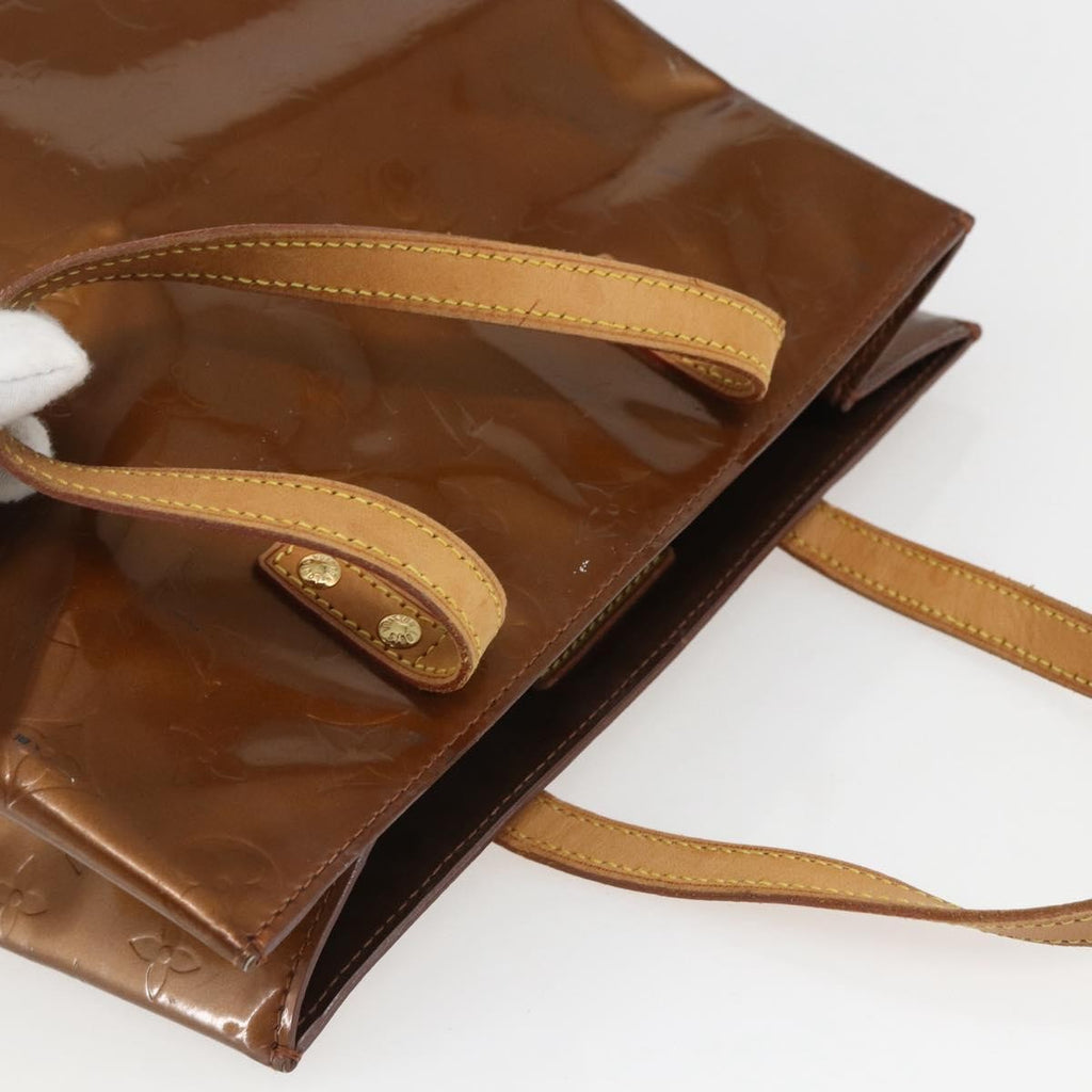 Louis Vuitton Reade Handbag Monogram Vernis Brown Patent_Leather Handbag