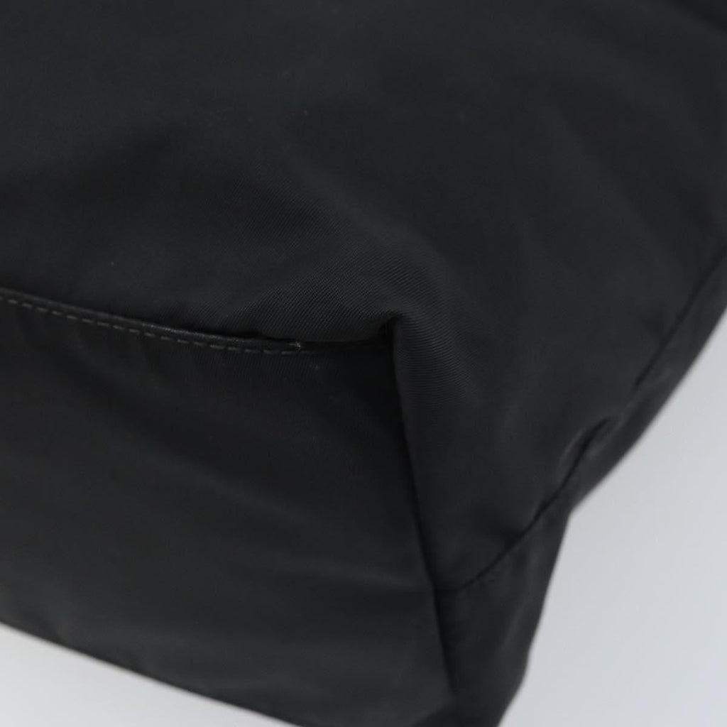 Prada Vintage Zip Tote Tessuto Black Nylon Tote Bag Bag