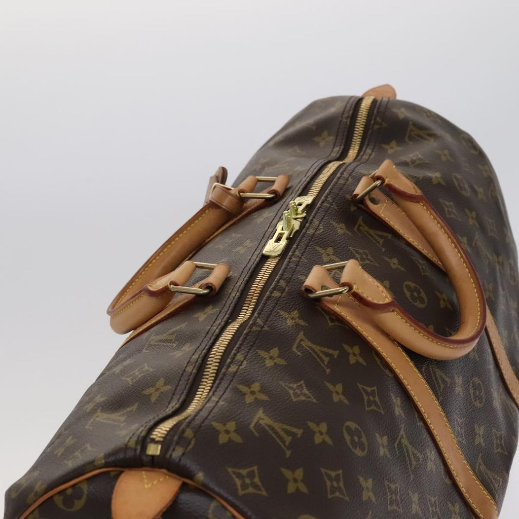 Louis Vuitton Keepall Bag Monogram Canvas Brown Canvas Bag