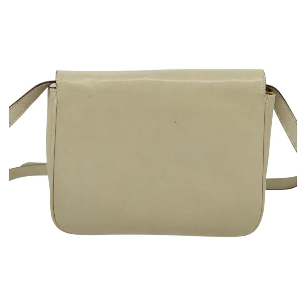 Celine Shoulder Bag Leather Beige Leather Shoulder Bag Bag