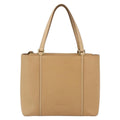 Burberry Vintage Handbag Leather Beige Leather Handbag