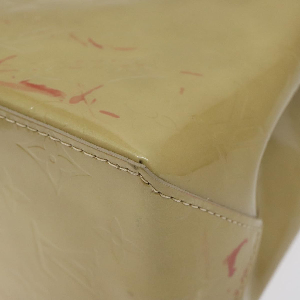 Louis Vuitton Reade Handbag Monogram Vernis Beige Patent_Leather Bag