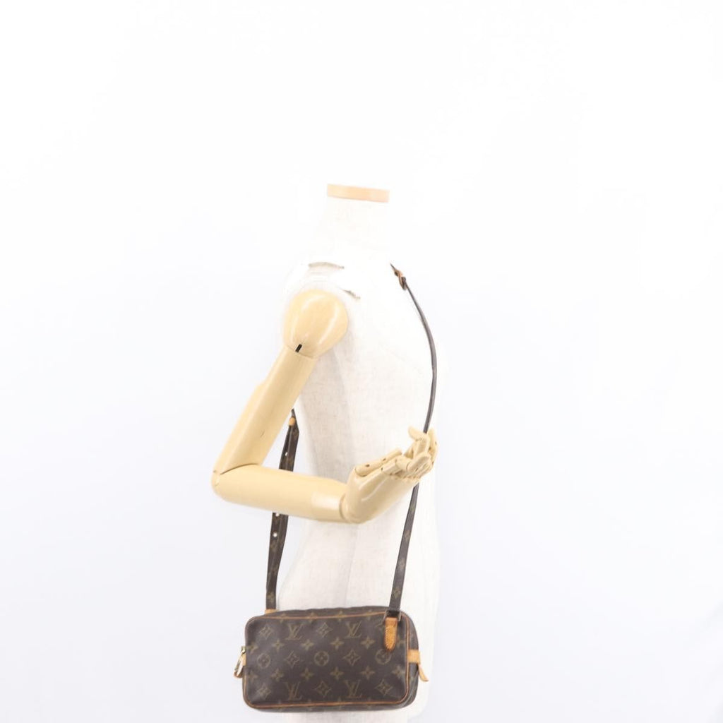 Louis Vuitton Pochette Marly Bandouliere Bag Monogram Canvas Brown Canvas Clutche & Pouche Bag
