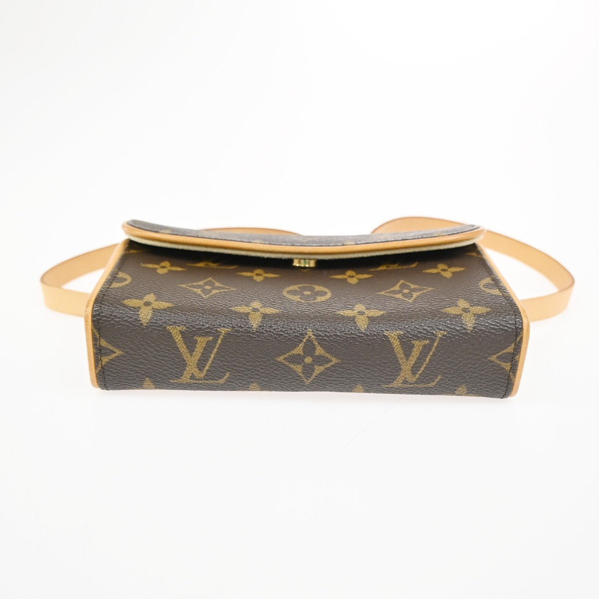 Louis Vuitton Florentine Waist Bag Monogram Canvas Brown Canvas Clutche & Pouche Bag