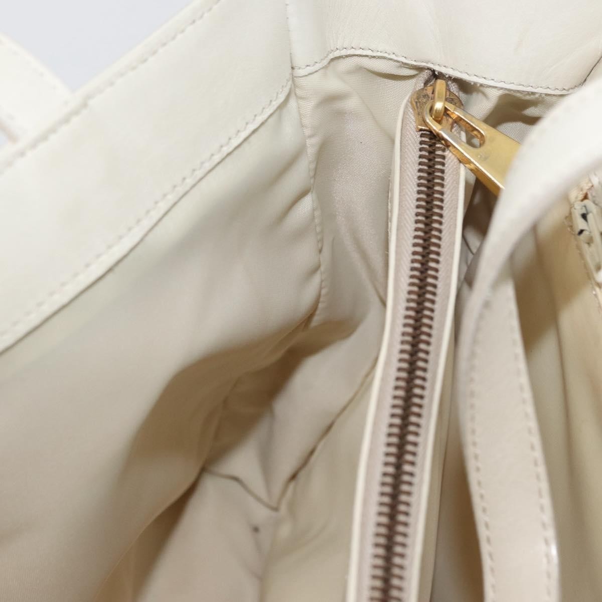 Celine Handbag Leather White Leather Handbag