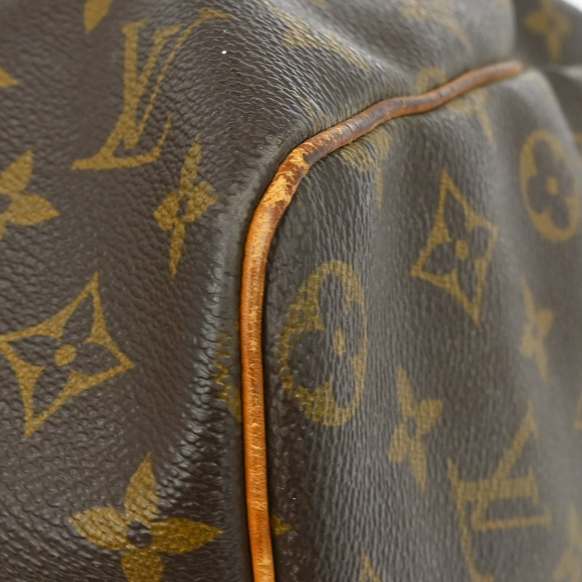 Louis Vuitton Keepall Bag Monogram Canvas Brown Canvas Travel Bag
