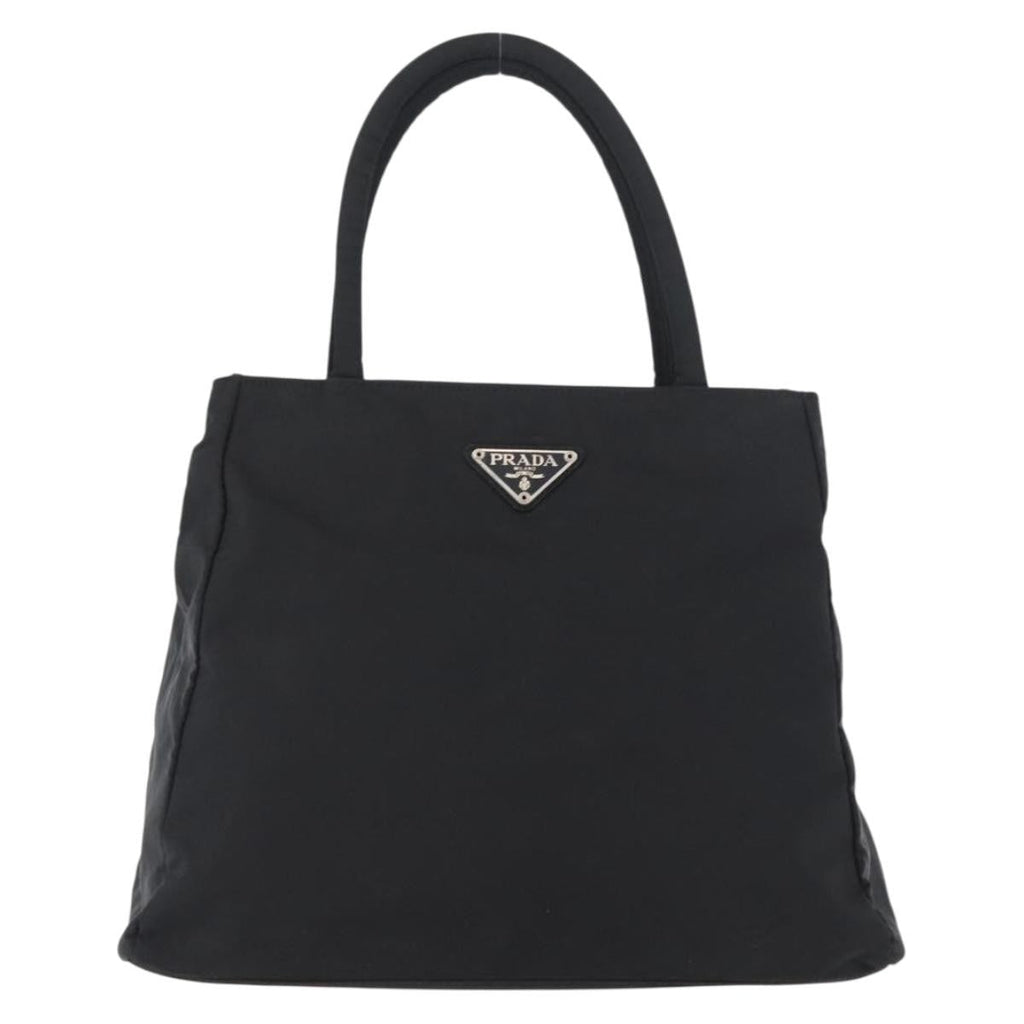 Prada Vintage Zip Tote Tessuto Black Nylon Tote Bag Bag
