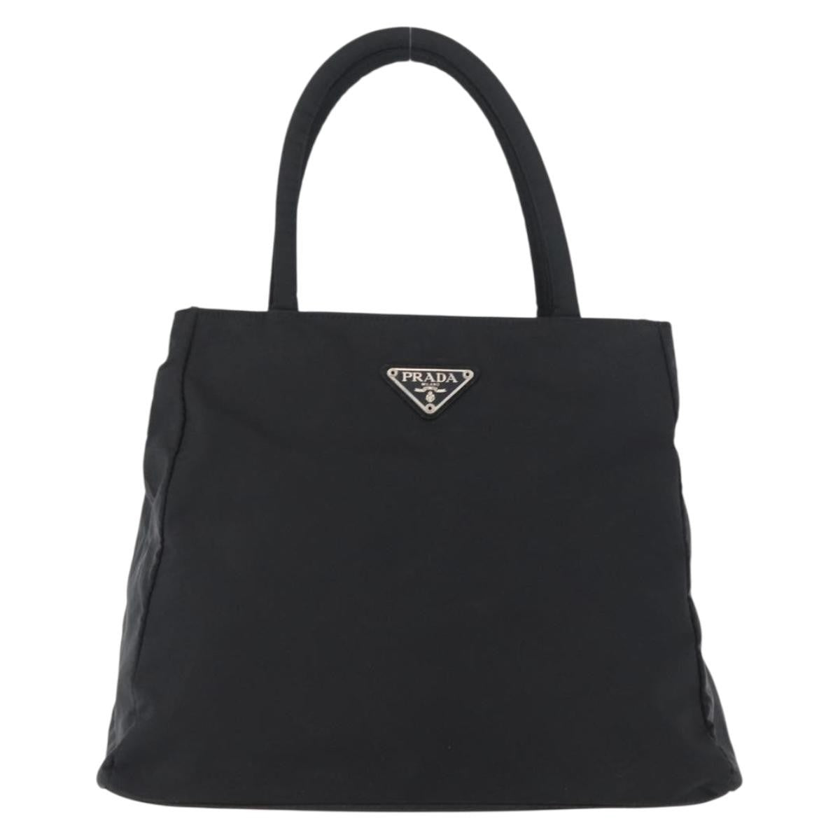 Prada Vintage Zip Tote Tessuto Black Nylon Tote Bag Bag