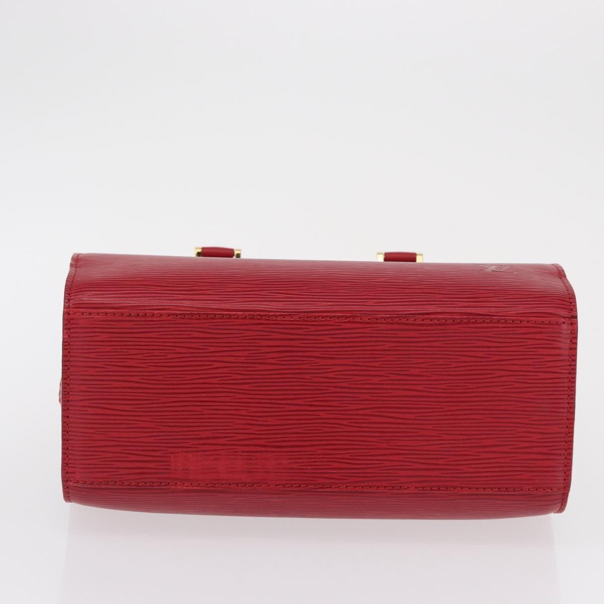Louis Vuitton Pont Neuf Handbag Epi Leather Red Leather Handbag
