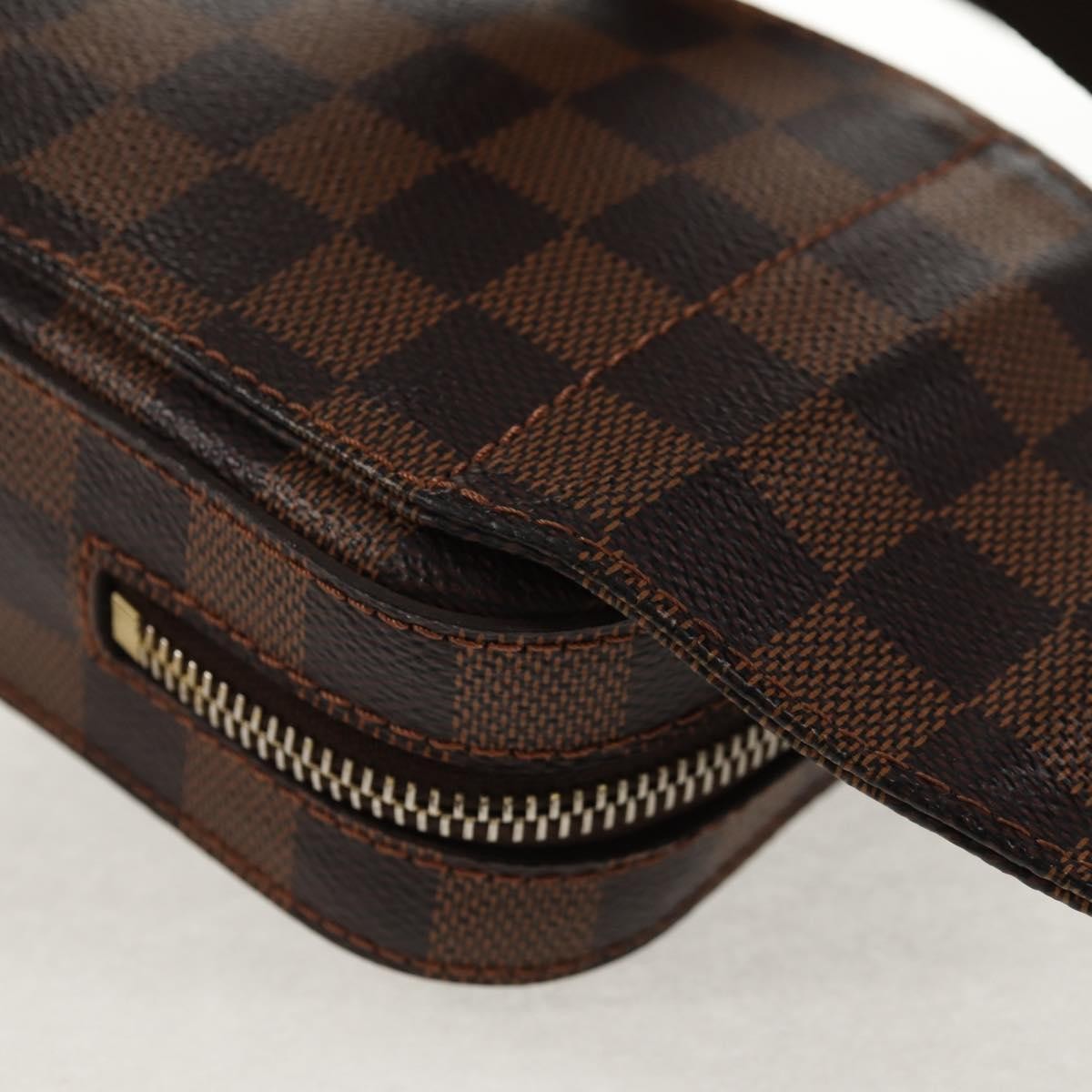 Louis Vuitton Geronimos Waist Bag Damier Brown Canvas Bag