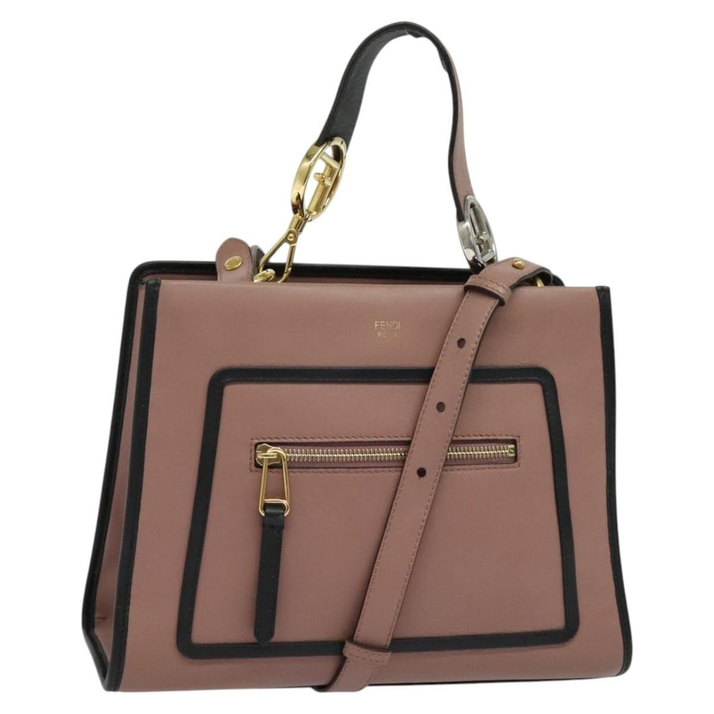 Fendi Runaway Bag Leather Pink Leather Bag