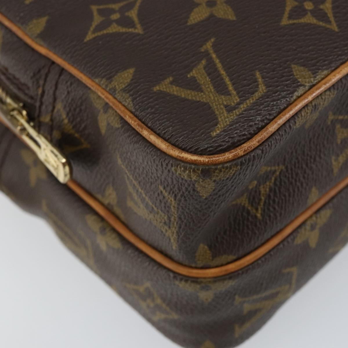 Louis Vuitton Amazone Bag Monogram Canvas Brown Canvas Shoulder Bag