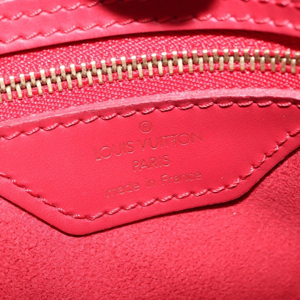 Louis Vuitton Bucket Bag Epi Leather Red Leather Shoulder Bag