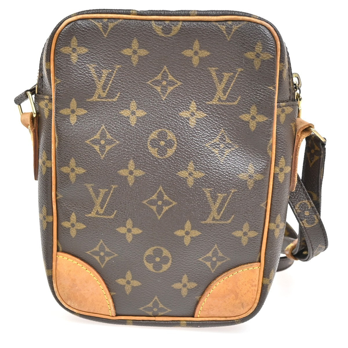 Louis Vuitton Amazone Bag Monogram Canvas Brown Canvas Shoulder Bag