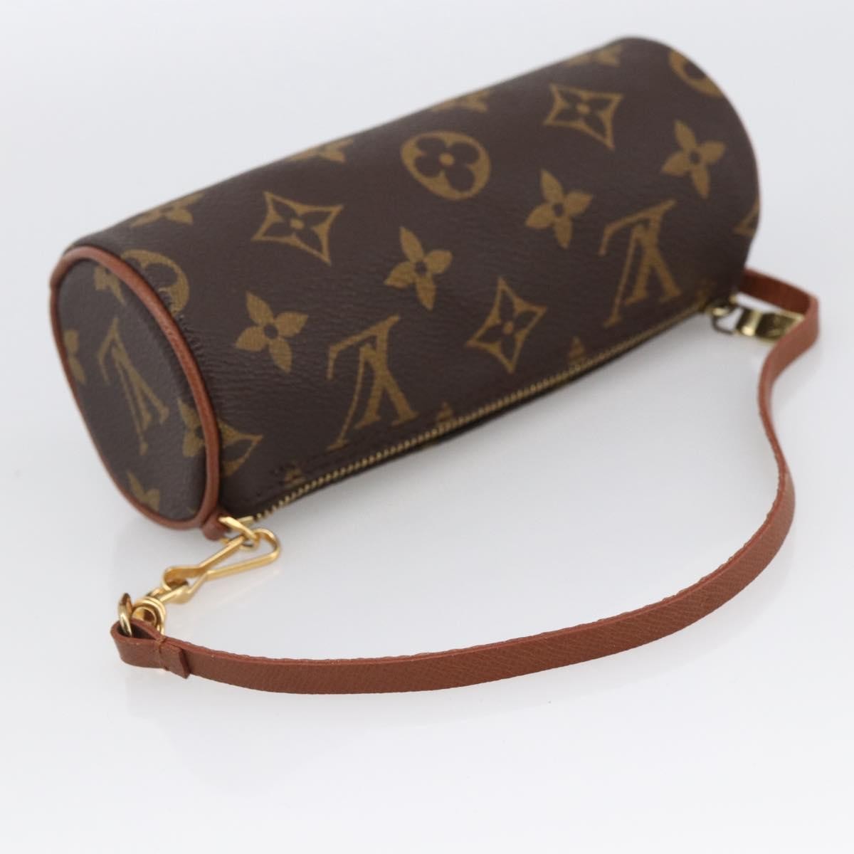 Louis Vuitton Papillon Pochette Monogram Canvas Brown Canvas Clutche & Pouche Bag