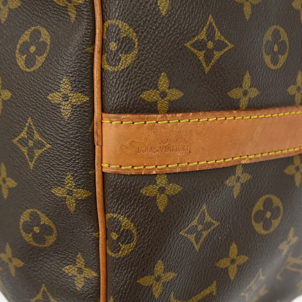 Louis Vuitton Keepall Bag Monogram Canvas Brown Canvas Travel Bag