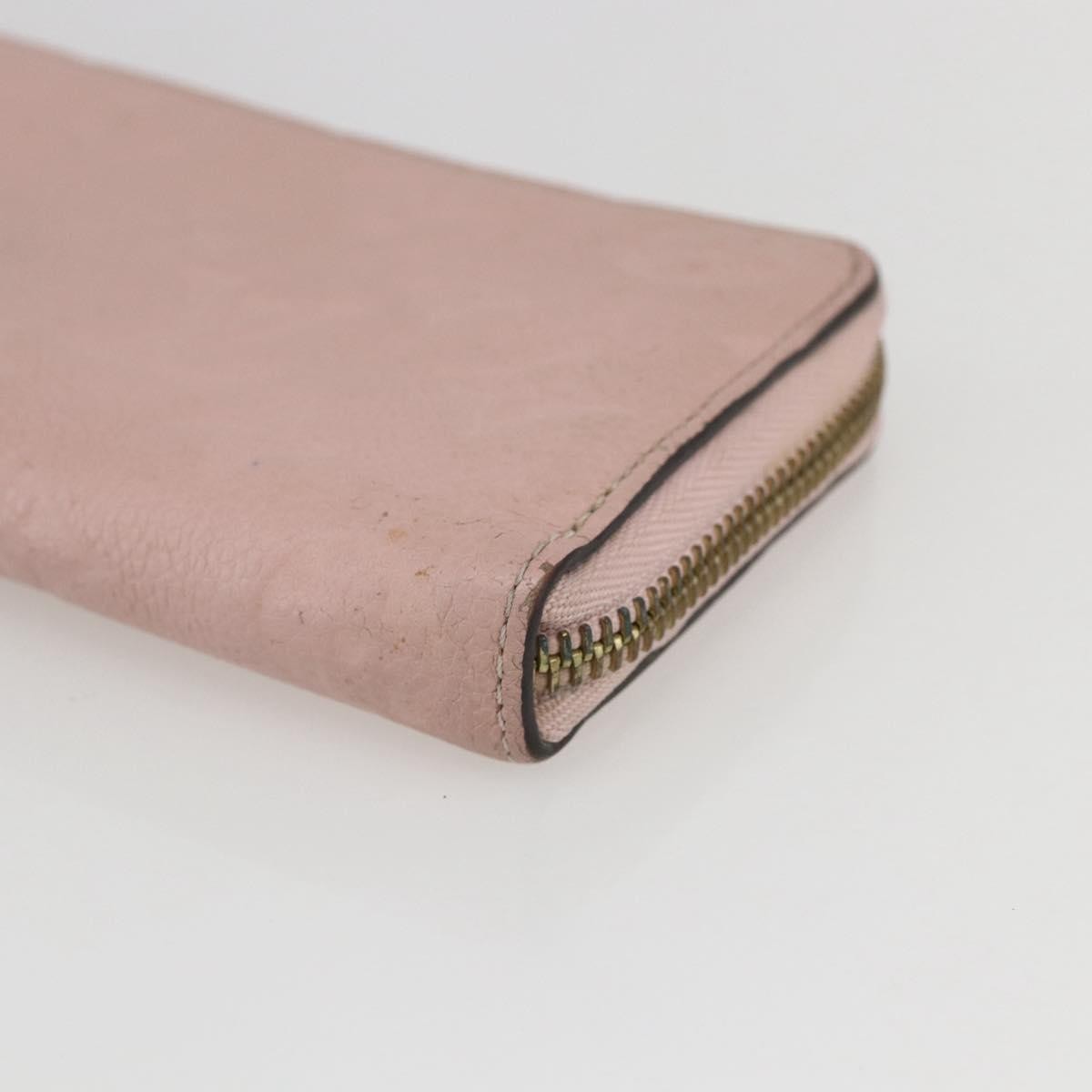Louis Vuitton Clemence Wallet Monogram Empreinte Leather Pink Leather Wallets Accessory