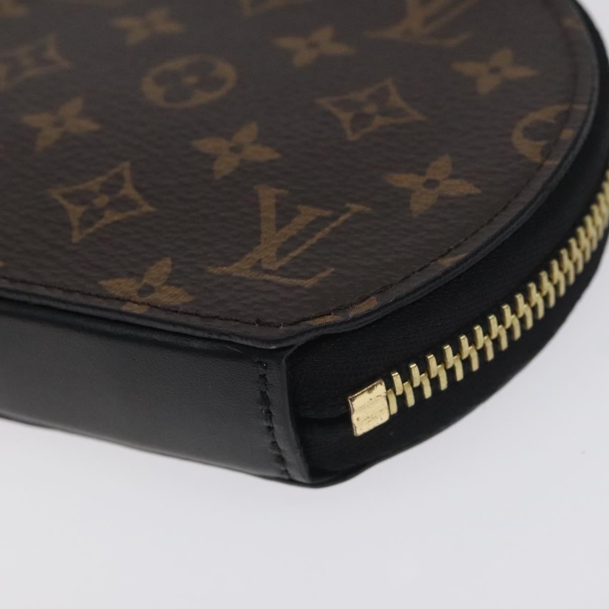 Louis Vuitton Boite Chapeau Coin Purse Monogram Canvas Brown Canvas Wallets Accessory