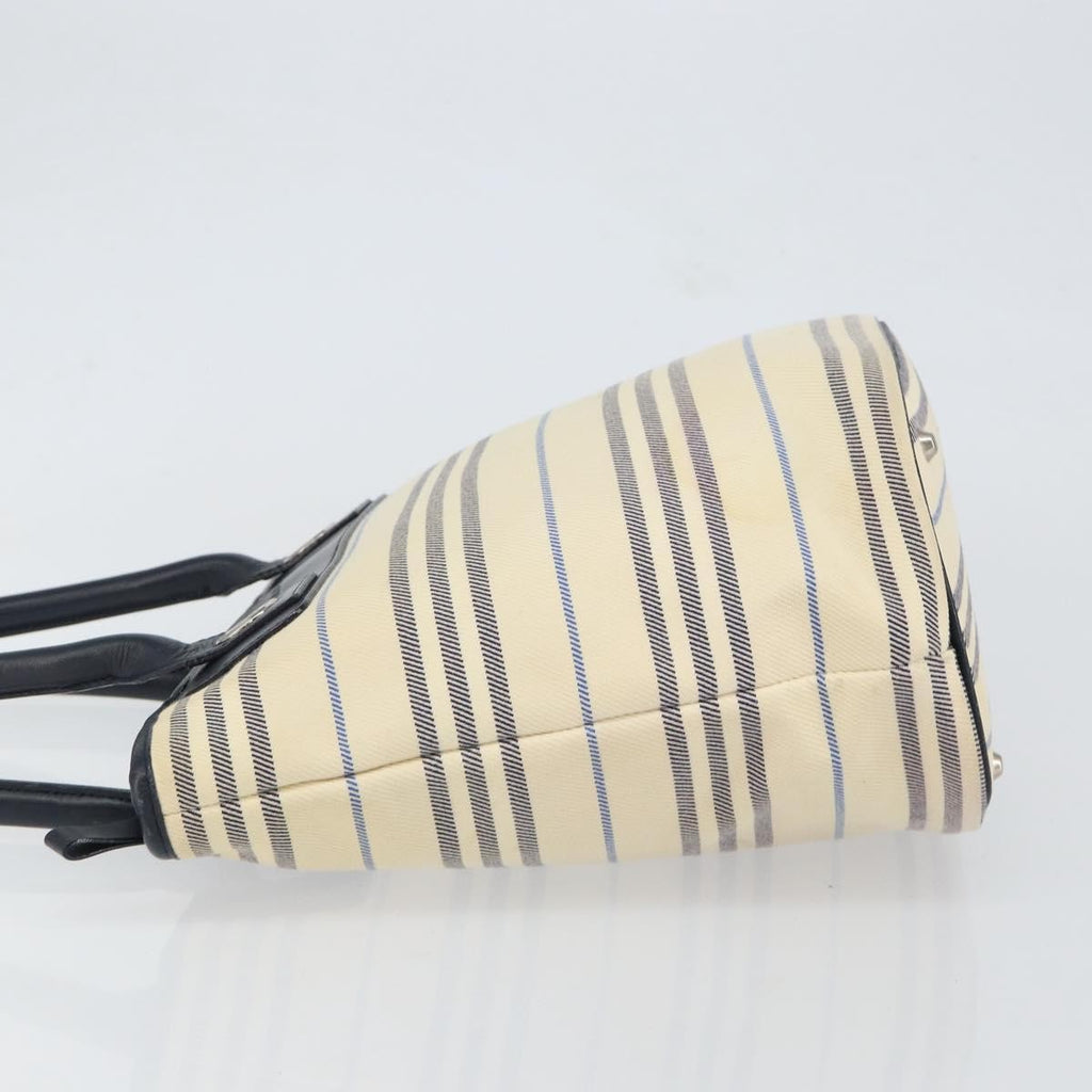 Burberry Vintage Tote Bag Canvas Beige Canvas Tote Bag