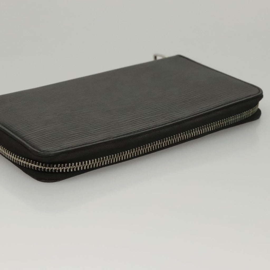 Louis Vuitton Zippy Organizer Epi Leather Black Leather Wallets Accessory