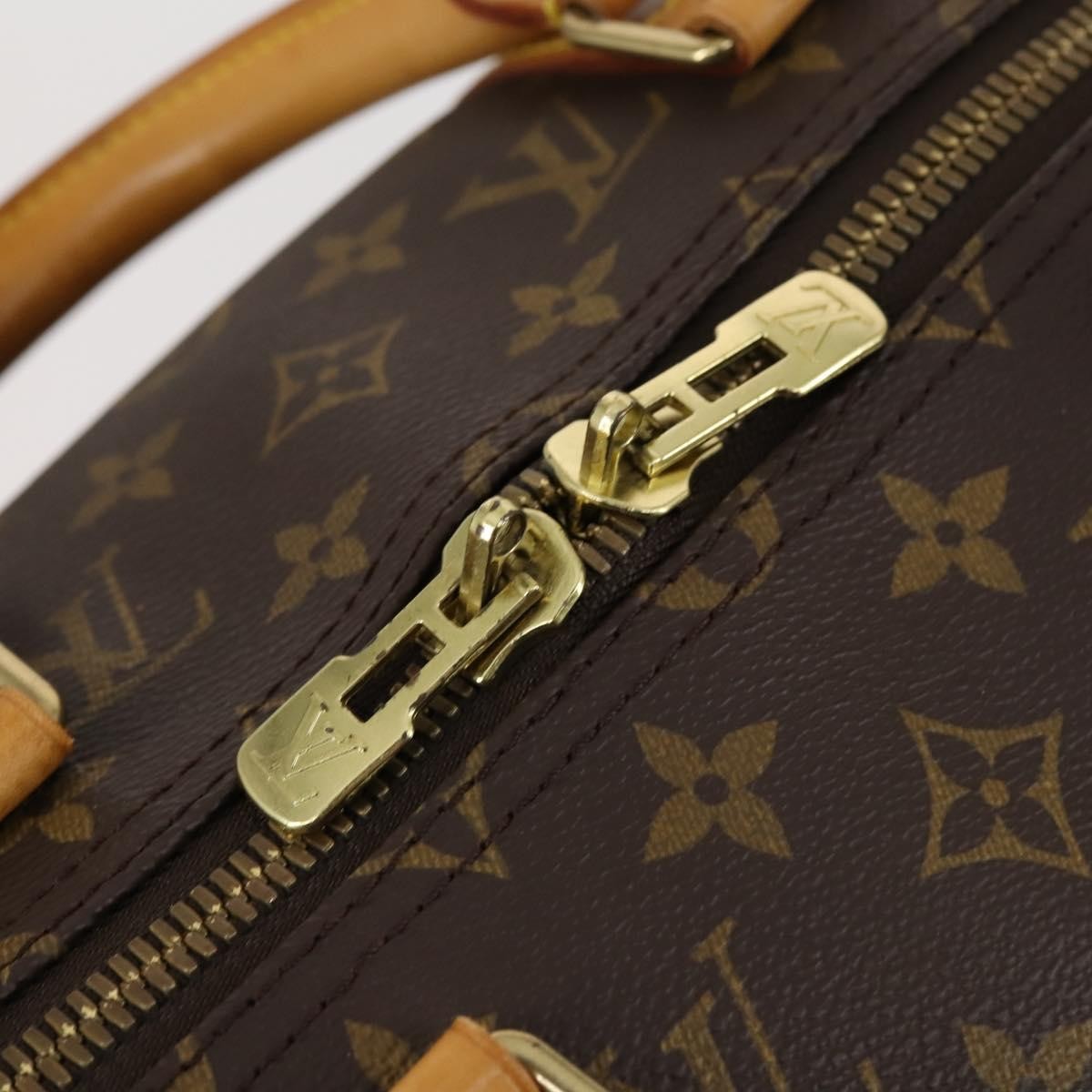 Louis Vuitton Keepall Bag Monogram Canvas Brown Canvas Travel Bag