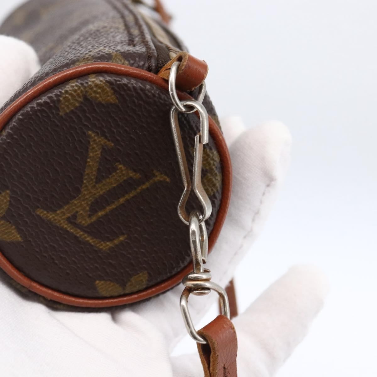 Louis Vuitton Papillon Pochette Monogram Canvas Brown Canvas Clutche & Pouche Bag