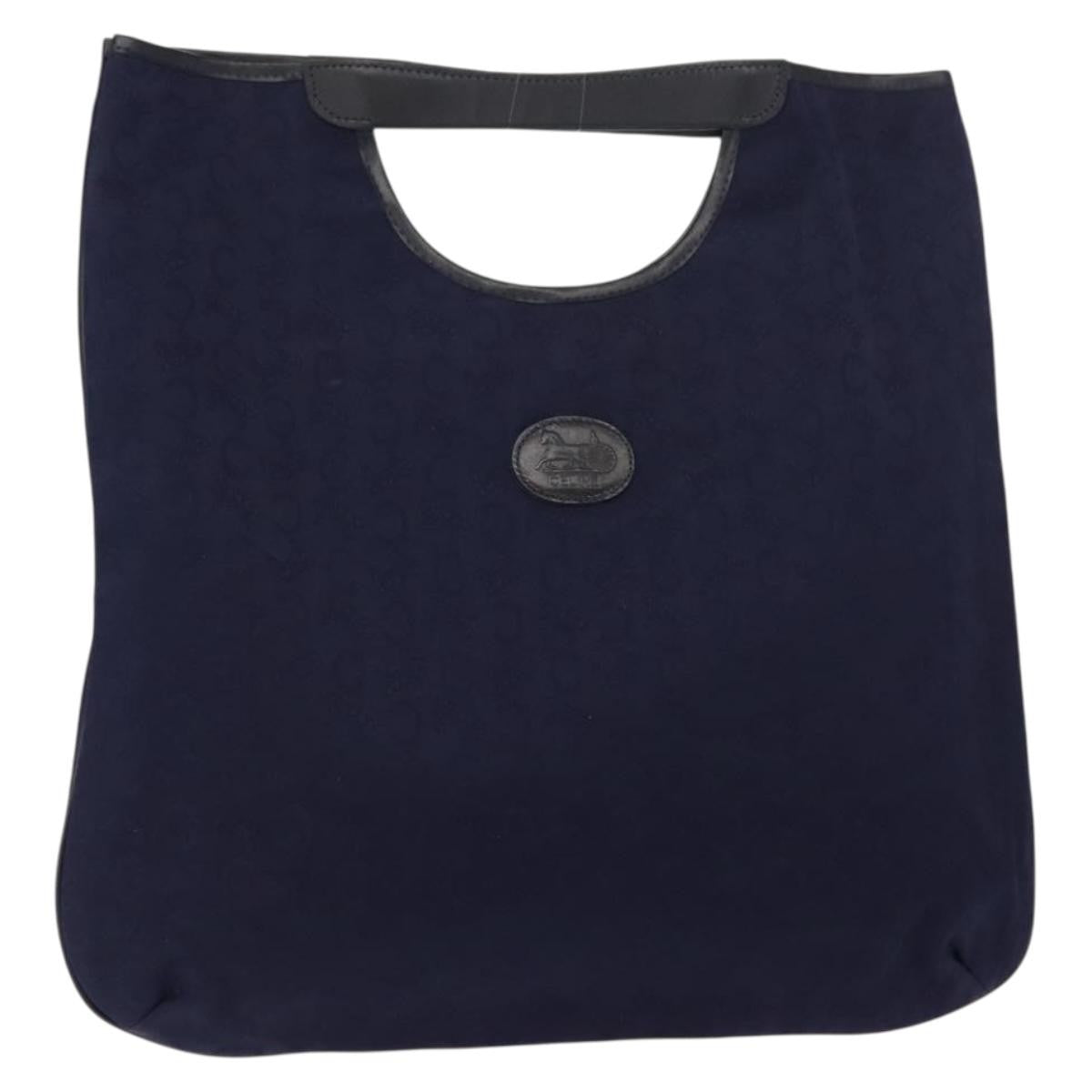 Celine C Sulky Handbag Suede Navy Suede Handbag