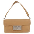 Chanel Giant Mademoiselle Lock Shoulder Bag Quilted Leather Beige Leather Shoulder Bag Bag
