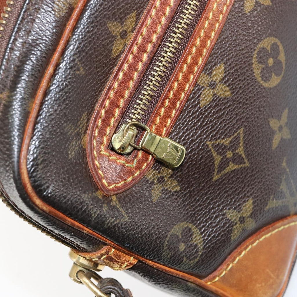 Louis Vuitton Marly Dragonne Clutch Monogram Canvas Brown Canvas Clutche & Pouche Bag