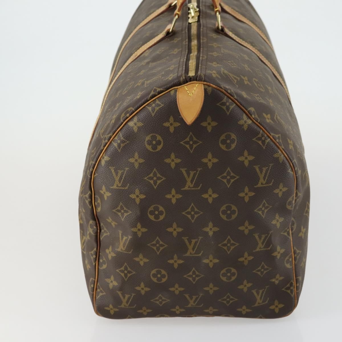 Louis Vuitton Keepall Bag Monogram Canvas Brown Canvas Travel Bag